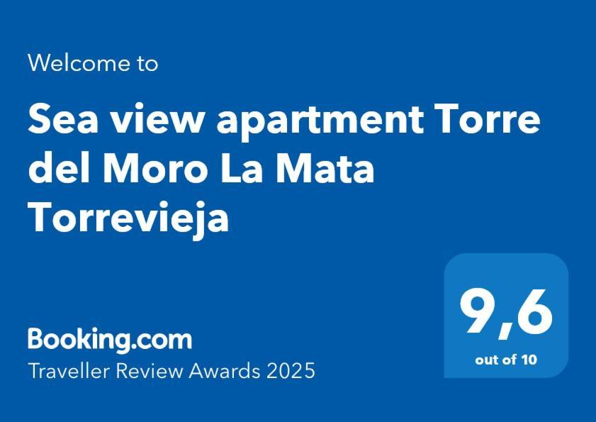 Sea 350M Seaview Apartment Torre Del Moro La Mata  Eksteriør bilde